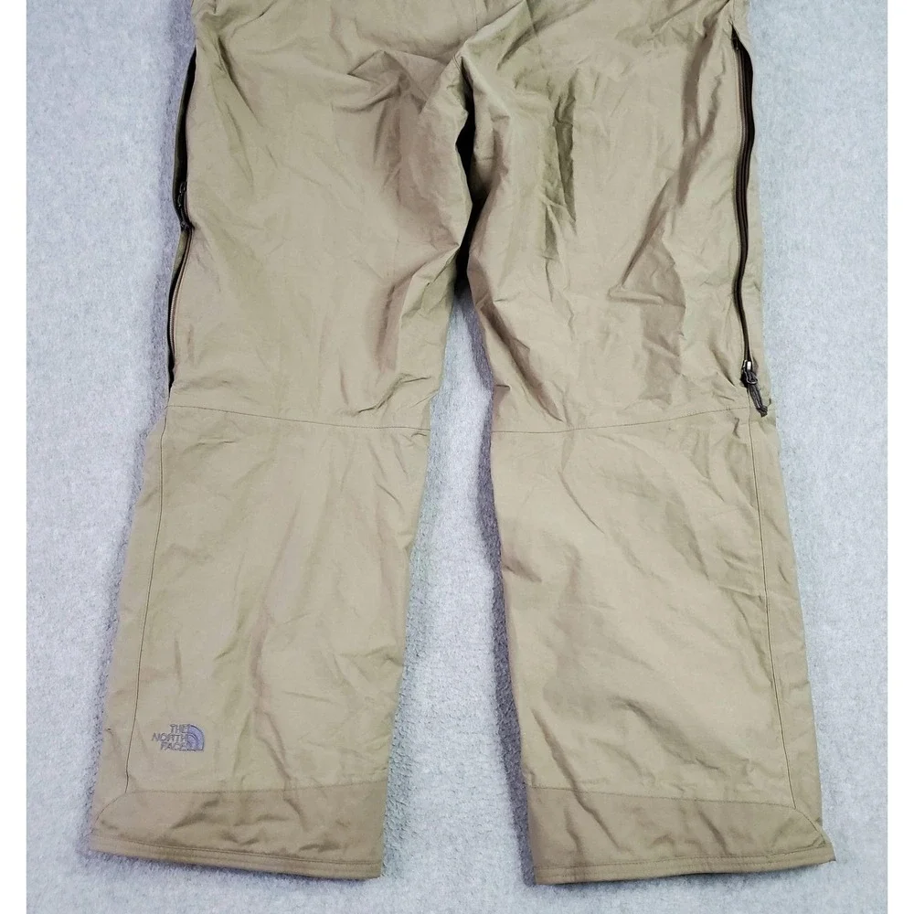 The North Face Snow Pants Mens 38,x32 Beige HyVent Waterproof Zip Vents Ski